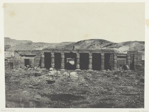 جورنه ، قصر منفتا 1 ؛ طيبة بواسطة ماكسيم دو كامب