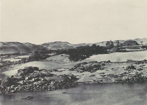 صعيد مصر. مدخل الشلال الأول 1850. بواسطة ماكسيم دو كامب