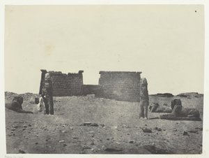 Hémi-Spéos De Séboua ، دروموس ، النوبة ، 184951 ، طُبع عام 1852. بواسطة ماكسيم دو كامب
