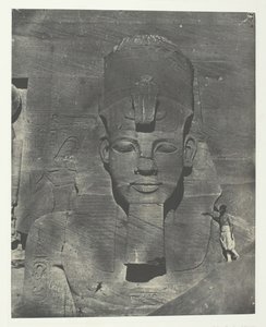 إبسامبول ، العملاق الإنسي المدفون لسبيوس نوبة فريه ، فلسطين وسوريا ، 184951 ، طُبع عام 1852 بواسطة ماكسيم دو كامب