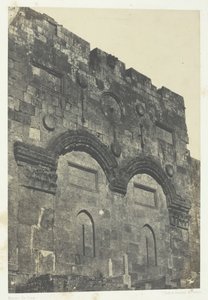 القدس ، باب الذهبي باب الظاهرية ، فلسطين ، 184951 ، طبع 1852. بواسطة ماكسيم دو كامب