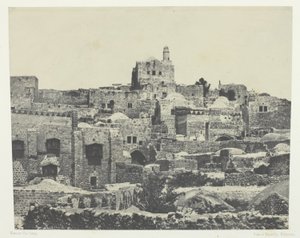 القدس، الحي الغربي؛ فلسطين بواسطة ماكسيم دو كامب