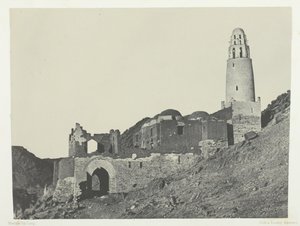 مسجد بلال بقرية باب النوبة 184951 طبعت 1852. بواسطة ماكسيم دو كامب