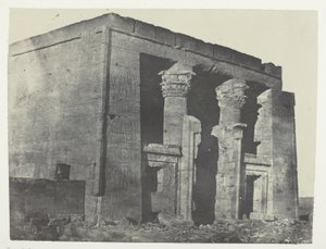 معبد دي داكة، ناعوس؛ النوبة، لوحة 95 من ألبوم "مصر والنوبة وفلسطين وسوريا" (1852) بواسطة ماكسيم دو كامب