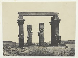 تمبل دي كارداسي ، نوبي ، 184951 ، طُبع عام 1852. بواسطة ماكسيم دو كامب