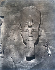 التمثال الضخم لرعمسيس الثاني 1852 بواسطة ماكسيم دو كامب