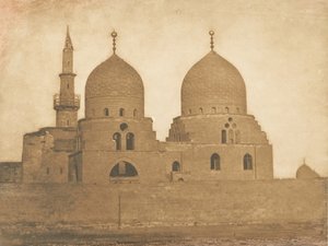 ضريح السلطان الجوري بالقاهرة ، ديسمبر ١٨٤٩- يناير ١٨٥٠. بواسطة ماكسيم دو كامب