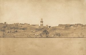 منظر عام لـ Esné رقم 2 ، الجزء الأوسط ، 1849-50. بواسطة ماكسيم دو كامب