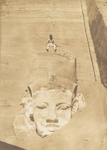 أقصى الغرب تمثال معبد رع ، أبو سمبل ، 1850. بواسطة ماكسيم دو كامب