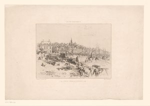 Gezicht op de Haven van Trouville الميناء القديم في تروفيل (العنوان على الكائن) الحياة الأنيقة (عنوان المسلسل على الكائن)
