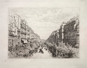 بوليفارد مونمارتر ، 1884.