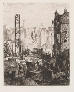 هدم لافتتاح شارع سان جيرمان 1862. بواسطة مكسيم لالان