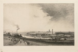 على نهر السين ، 1867. بواسطة مكسيم لالان