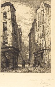 Rue des Marmousets (حي المدينة ، باريس القديمة) بواسطة مكسيم لالان