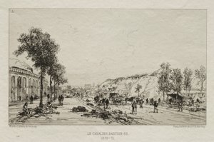 الهدايا التذكارية للفنانين في Siège de Paris: Le Cavalie Bastion 63، 1870-71.