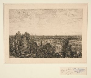 Vue de Paris (منظر لباريس) بواسطة مكسيم لالان