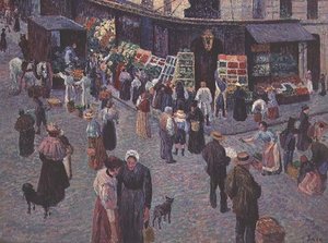 The Rue des Abbesses بواسطة ماكسيميلين لوس