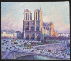 نوتردام ، باريس ، منظر من Quai Saint-Michel ، 1901-04