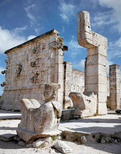 مدخل معبد المحاربين 750-1200 بواسطة المايا