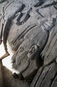 تخفيف الهرم ، أواخر العصر الكلاسيكي (600-900 م) (الجص)