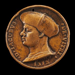 جاك دي فيتري لا ليير ، توفي عام 1515 ، كانون ، عميدًا ومستشارًا [الوجه] ، 1518. بواسطة الحاصل على ميدالية عام 1518
