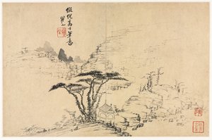 مناظر طبيعية بأنماط مختلفة بعد الأساتذة القدامى ، 1690. بواسطة مي تشينغ
