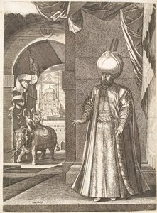 بورتريه السلطان سليمان القانوني (واقفا)