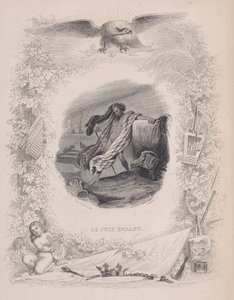 اليهودي التائه ، من The Songs of Béranger ، 1829. المؤلفون: ملكيور بيرونار ، جوبير. بواسطة ملكيور بيرونارد ، جوبيرت