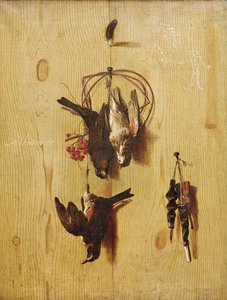 طيور ميتة بواسطة Melchior de Hondecoeter