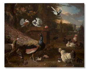 ميناجيري ، 1680 بواسطة Melchior de Hondecoeter
