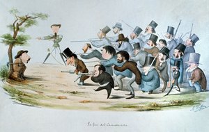 نهاية رسام كاريكاتير ، 1860