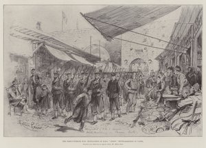 الحرب اليونانية التركية ، السترات الزرقاء لطائرة HMS Anson Route - Marching in Canea بواسطة ميلتون بريور