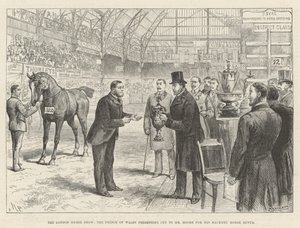 عرض لندن للخيول ، أمير ويلز يقدم كأس مور للسيد Hackney Horse Rufus بواسطة ميلتون بريور