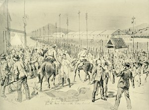 احتلال بريتوريا: إطلاق سراح الضباط البريطانيين ، 1901. بواسطة ميلتون بريور