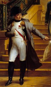 الإمبراطور نابليون الأول (1769-1821) يزور القصر الملكي ، مقر المحكمة ، ويرفض خطط المهندسين المعماريين بومونت وفونتين في 5/8/1807 ، تفاصيل اللوحة التي رسمها ميري جوزيف بلونديل (1781-1853) 1834 صن . 2،27x1،63 م باليه رويال ، باريس - ذا
