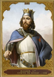 روجر الأول ملك صقلية 1031-1101 ، 1840.