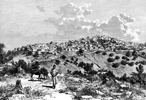 قرية القبائل ، شمال أفريقيا ، 1895.