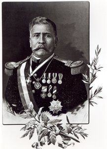 صورة بورفيريو دياز (1830-1915) بواسطة المدرسة المكسيكية