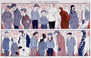الكثير من الطيارين المشهورين كملائكة (معرض صور) - في "" La Vie Parisienne "" 12/11/1909.