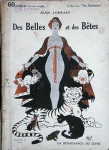 غلاف "Des Belles et des Beasts" ، بقلم جان لورين (1855-1906) حوالي عام 1920 (ليثو ملون)