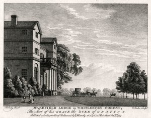 ويكفيلد لودج في غابة Whitlebury ، نورثهامبتونشاير ، 1774 بواسطة مايكل أنجيلو روكر