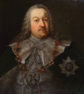 صورة هيرمان كارل فون كيسرلينج 1696-1764 ، منتصف القرن الثامن عشر