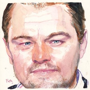 ليوناردو دي كابريو ، 2016 (ألوان مائية)