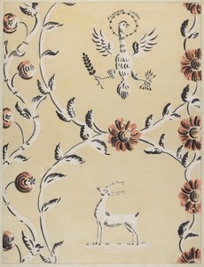حائط مزخرف يدويًا ، ج. 1940. بواسطة مايكل لوريتانو
