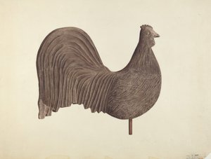 ريشة الطقس الديك ، ربما عام 1940.