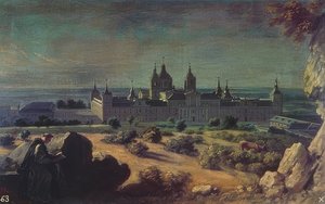 دير سان لورينزو الملكي. حوالي 1722 بواسطة ميشيل أنجي هواس