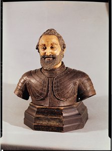 تمثال نصفي هنري الرابع (1553-1610) (شمع وحجر) بواسطة ميشيل بوردين