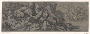 Faun met bacchante en putti بواسطة زاكاري هاينز