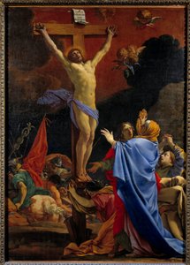 المسيح على الصليب. رسم ميشيل دوريني (1617-1665) بواسطة ميشيل دوريني