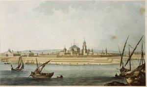 تفير (روسيا). (من 1931 إلى 1991 كانت المدينة تسمى كالينين). وصف المدينة الكلاسيكية الجديدة حيث أعيد بناؤها بعد تدميرها بنيران عام 1763، بالإضافة إلى الأنشطة التي تتم على نهر الفولغا الذي يحد المدينة. عمل ميشيل الأب